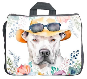 Cadouri Hundezubehörtasche mit Dogo Argentino Motiv handgefertigt – Bild 1 von 3