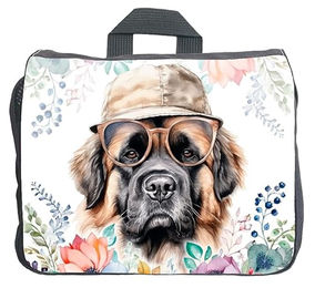 Produktbild von Cadouri Hundezubehörtasche mit Leonberger Motiv handgefertigt