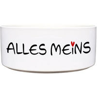 Produktbild von Cadouri Keramik Hundenapf Alles meins Weiß 1.300 ml - 1300 ml