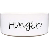 Produktbild von Cadouri Keramik Hundenapf Hunger Weiß 1.300 ml - 1,3 l