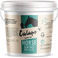 Produktbild von Calapo Horse Amino 3 Helden Pferdesupplement für Haut Fell Muskelaufbau und Hufe 1000g