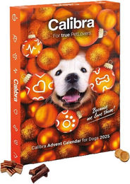Produktbild von CALIBRA Adventskalender mit Fleischsnacks für Hunde Adult Ente Huhn Thunfisch Kabeljau