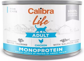 Calibra Cat Life Adult Huhn Monoprotein Getreidefrei und Glutenfrei Katzenfutter 200 g – Bild 1 von 2
