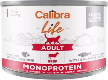 Produktbild von CALIBRA Cat Life Adult Katzenfutter Rind getreidefrei und glutenfrei 200 g