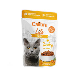 Produktbild von Calibra Cat Life Adult Nassfutter Kalbfleisch in Sauce 28 x 85 g