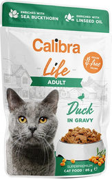 Calibra Cat Life Adult Nassfutter Rindfleisch Stückchen in Sauce 28 x 85 g – Bild 1 von 2