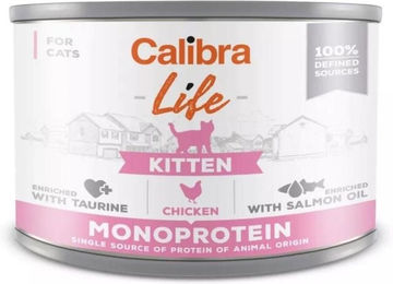 Produktbild von CALIBRA Cat Life Kitten Huhn Monoprotein Getreidefrei und Glutenfrei 200g