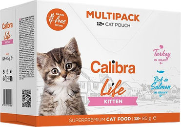 Calibra Cat Life Kitten Nassfutter Stückchen in Sauce Getreidefrei Multipack 24 x 85 g – Bild 1 von 1