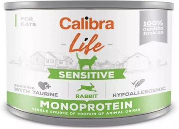 Produktbild von CALIBRA Cat Life Sensitive Katzenfutter Kaninchen in Sauce, getreidefrei und hypoallergen, Adult, 200 g
