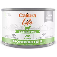 Produktbild von CALIBRA Cat Life Sensitive Katzenfutter Kaninchen in Sauce, getreidefrei und hypoallergen, Adult, 200 g