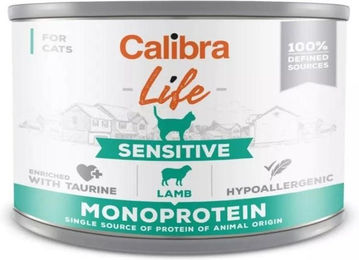 Produktbild von Calibra Cat Life Sensitive Lamm Katzenfutter Adult Getreidefrei und Hypoallergen 200 g