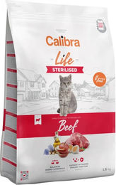 Calibra Cat Life Sterilised Katzenfutter Rind 1,5 kg – Bild 1 von 2