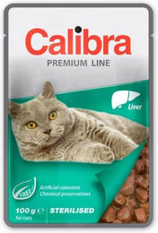 Calibra Cat Premium Line Sterilised Huhn Stückchen in Sauce für erwachsene kastrierte Katzen 100 g - 100 g – Bild 1 von 2