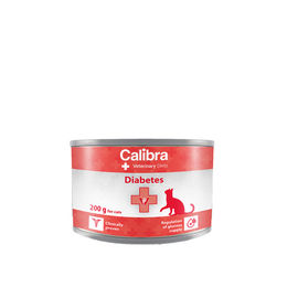 Produktbild von Calibra Cat Veterinary Diets Diabetes Nassfutter für erwachsene Katzen zur Gewichtskontrolle 6 x 200 g