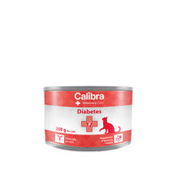 Produktbild von Calibra Cat Veterinary Diets Diabetes Nassfutter für erwachsene Katzen zur Gewichtskontrolle 6 x 200 g