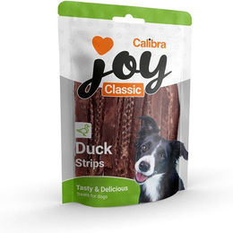 Calibra Dog Joy Classic Duck Strips Belohnungssnack für Hunde mit Ente und hohem Fleischanteil 250 g – Bild 1 von 3