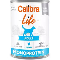 Produktbild von CALIBRA Dog Life Adult Hundefutter Huhn mit Reis glutenfrei und monoprotein 400 g