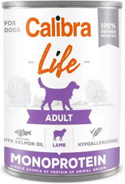 Produktbild von Calibra Dog Life Adult Hundefutter Lamm glutenfrei mit hohem Fleischanteil 400 g - 6 x 400 g