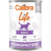Produktbild von Calibra Dog Life Adult Hundefutter Lamm glutenfrei mit hohem Fleischanteil 400 g - 6 x 400 g
