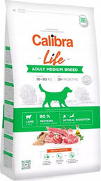 Calibra Dog Life Adult Medium Breed Hundefutter Lamm Hypoallergen Monoprotein 12 kg - 12 kg – Bild 1 von 7