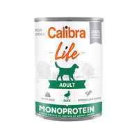 Produktbild von Calibra Dog Life Adult Nassfutter Ente Hypoallergen 6 x 400 g