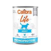 Produktbild von Calibra Dog Life Adult Nassfutter Huhn Monoprotein 6 x 400 g
