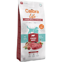 Produktbild von Calibra Dog Life Junior Hundefutter für kleine und mittlere Rassen mit Rind 2,5 kg