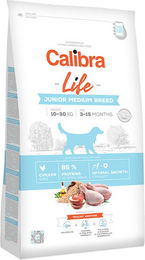 Produktbild von Calibra Dog Life Junior Medium Breed Hundefutter Huhn 2,5 kg