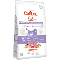Produktbild von Calibra Dog Life Junior Small & Medium Breed Hundefutter Lamm 2,5 kg