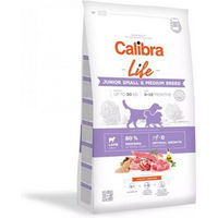 Produktbild von Calibra Dog Life Junior Small & Medium Breed Hundefutter Lamm Hypoallergen Monoprotein 12 kg - 12 kg