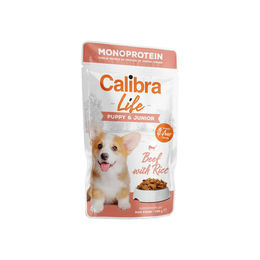 Produktbild von Calibra Dog Life Puppy & Junior Nassfutter Huhn Monoprotein Sensitive für Welpen 10 x 150 g
