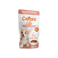Produktbild von Calibra Dog Life Puppy & Junior Nassfutter Huhn Monoprotein Sensitive für Welpen 10 x 150 g
