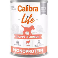 Produktbild von CALIBRA Dog Life Puppy Stückchen in Sauce Lamm und Lachs glutenfrei 400 g - 400 g