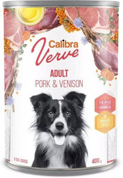 Produktbild von CALIBRA Dog Verve GF Adult Getreidefreies Nassfutter Schwein und Wild für Hunde 400 g