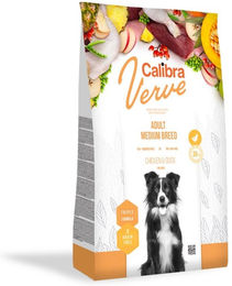 Produktbild von CALIBRA Dog Verve GF Adult Hundefutter Huhn und Ente getreidefrei 12 kg - 12 kg
