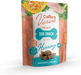Produktbild von Calibra Dog Verve Zahnpflege-Snack für Hunde mit Hering 150g