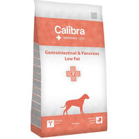 Produktbild von Calibra Dog Veterinary Diets Gastrointestinal & Pancreas Low Fat Diätfutter für Hunde mit Magen-Darm-Problemen 12 kg