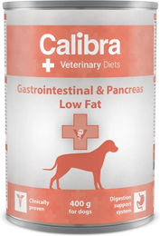 Calibra Dog Veterinary Diets Gastrointestinal & Pancreas Low Fat Nassfutter für Hunde Adult 6 x 400 g – Bild 1 von 2
