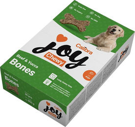 Calibra Joy Chewy Beef and Yucca Bones Kausnack für Hunde mit Rind getreidefrei 3 x 850 g – Bild 1 von 1