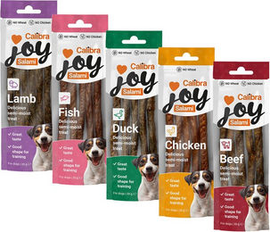 Calibra Joy Dog Salami Huhn Belohnungssnack für Hunde 3 x 30 g – Bild 1 von 4