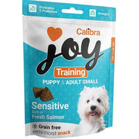 Produktbild von Calibra Joy Dog Training Snacks Sensitive Lachs für kleine Rassen 3 x 150 g