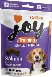 Calibra Joy Hund Trainingssnacks Lachs und Insekten für erwachsene Hunde Small & Medium Breed 3 x 150 g – Bild 1 von 2
