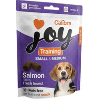 Produktbild von Calibra Joy Hund Trainingssnacks Lachs und Insekten für erwachsene Hunde Small & Medium Breed 3 x 150 g