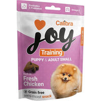 Produktbild von Calibra Joy Hundetrainings-Snacks Huhn für Welpen und erwachsene kleine Rassen 3 x 150 g