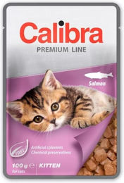Calibra Kitten Lachs Stückchen in Sauce 100 g – Bild 1 von 2