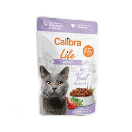 Produktbild von Calibra Life Cat Adult Katzenfutter Ente in Sauce 28 x 85 g