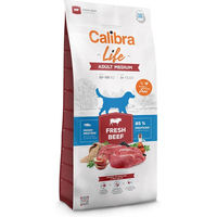 Produktbild von Calibra Life Hundefutter Adult Medium Breed mit frischem Rind glutenfrei und monoprotein 12 kg - 12 kg
