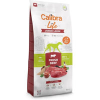Produktbild von Calibra Life Junior Large Breed Trockenfutter mit Rind und Lachs für große Hunderassen Monoprotein 12 kg - 12 kg
