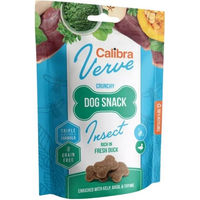 Produktbild von CALIBRA Verve Crunchy Hundesnack Ente und Insekten getreidefrei 150 g