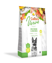 Produktbild von Calibra Verve GF Hundefutter Adult Medium & Large Lachs und Hering Getreidefrei 12 kg - 12 kg